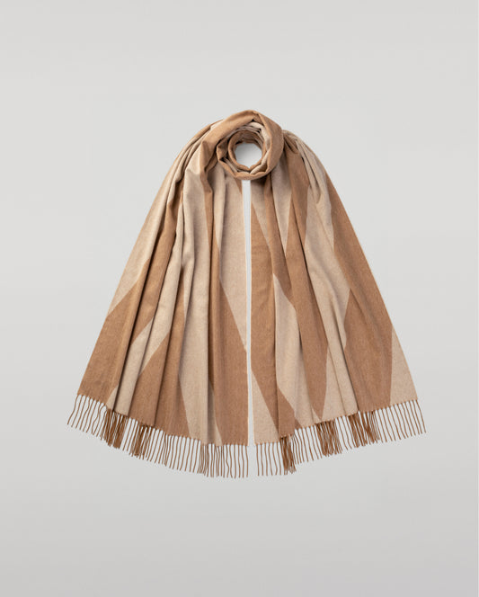 Johnstons of Elgin Vicuna  Chevron Cashmere & Vicuña Stole WV000016RU5636N/A